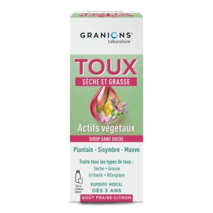 GRANIONS Sirop Toux Sèche et Grasse (120 ml)