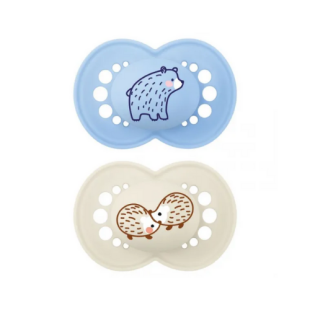 MAM Sucettes Original symétriques couleur nature motif 6 mois+ (x2)