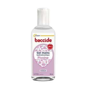 BACCIDE - Gel Hydroalcoolique Mains Pivoine - 100ml
