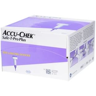 ACCU CHEK Safe T Pro Plus - 200 Autopiqueurs Jetables