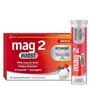 MAG2 Boost - Effet Coup de Fouet - 20 comprimés effervescents
