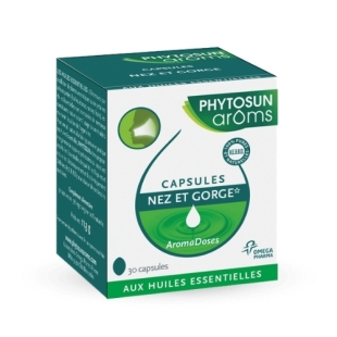 Capsules Nez et Gorge (30 capsules) Phytosun Aroms
