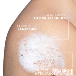 LA ROCHE POSAY - Duo Crème Lavante Lipikar Syndet AP+  400ml et son Eco-Recharge 400ml