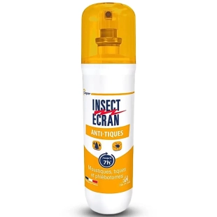 INSECT ECRAN - Répulsif Peau Anti Tiques et Moustiques - spray 100 ml
