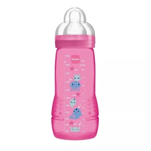 MAM 6m+ EASY ACTIVE Biberon 2e Age FILLE - 330 ml