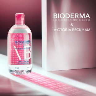 BIODERMA CREALINE H2O Victoria Beckham Solution Micellaire Sans Parfum 500ml