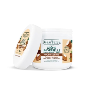 BEAUTERRA - Crème Universelle Nourrissante au Beurre de Karité - 400ml