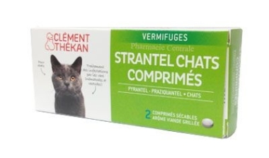 CLEMENT THEKAN Strantel vermifuge CHATS (2 comprimes)
