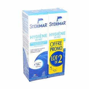Stérimar Eau de Mer Physiologique Spray LOT de (2 X 100 ml) PROMO