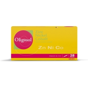OLIGOSOL Zinc Nickel Cobalt (Zn Ni Co) - 28 ampoules