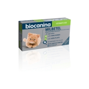 BIOCANINA Vermifuge Milbetel Chaton (2 cp)