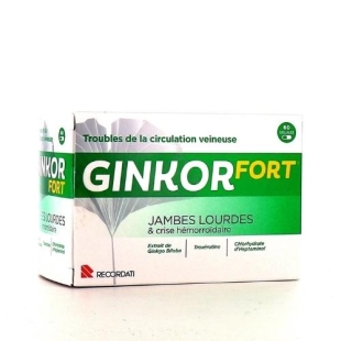 Ginkor Fort Jambes Lourdes & Crise Hémorroïdaire 120 gélules