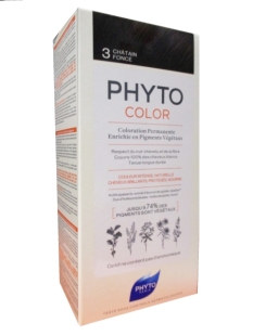 PHYTOCOLOR 3 Coloration Permanente CHATAIN FONCE
