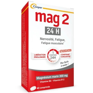 MAG2 - 24h Nervosité, Fatigue, Fatigue Musculaire - 3 Formats disponibles