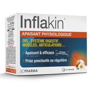 3C Pharma - INFLAKIN  états inflammatoires - 30comprimés