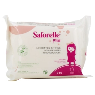 SAFORELLE Miss Lingettes Intimes (x25)