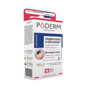 PODERM - Serum Fortifiant - Ongles Noirs, Traumatisés - Flacon 8ml