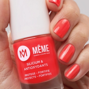 MEME Cosmetics - Vernis à ongles Silicium et Antioxydants - Corail 10ml