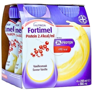 FORTIMEL - Protein 29g Vanille Complément nutritionnel oral hyperénergétique et hyperprotidique - 4 X 200 ml