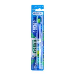 GUM JUNIOR 6ans+ - Brosse à Dents Soft Timer Light