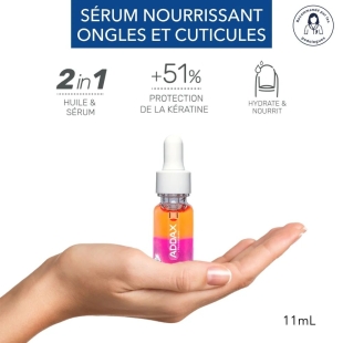 ADDAX BIPHASOIL - Huile nourrissante 2 en 1 Ongles et Cuticules - 11 ml