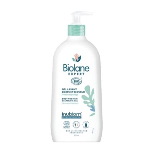 Biolane Expert Gel Lavant Corps et Cheveux Bio 500 ml
