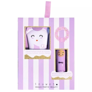 Coffret Enfant - Crème mains + Baume à lèvres - VIOLET - INUWET