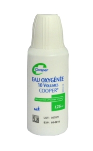 EAU OXYGENEE 10 volumes Cooper 125 ml