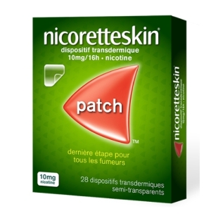 NICORETTE SKIN 10mg/16h (étape 3) - 28 Patchs