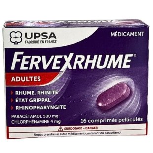 FERVEX - Rhume Adultes (16 Comprimés)