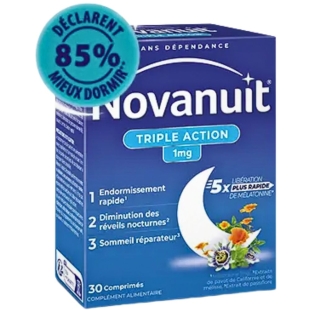 NOVANUIT - Triple Action Sommeil (30 comprimés)