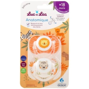 LUC Et LEA - Duo de Sucettes Anatomiques +18mois - 2 Modèles