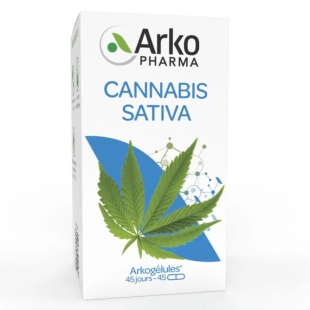 ARKOGELULES - Cannabis Sativa  Arkopharma - 45 Gélules