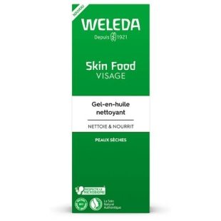 WELEDA - Gel en Huile Nettoyant Visage Peaux Sèches BIO - 75ml
