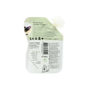 POPOTE  - Purée d'aubergine 100% Bio Dès 4 mois - Gourde 120g