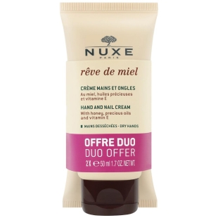 NUXE - Crème Mains et Ongles  Rêve de Miel - Offre duo 2x50 ml
