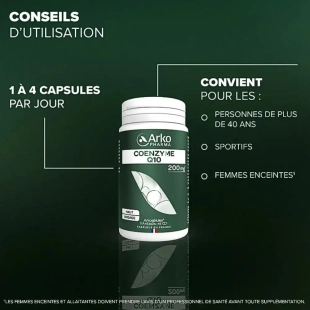 ARKOPHARMA - Complément alimentaire hautement dosé en Coenzyme Q10