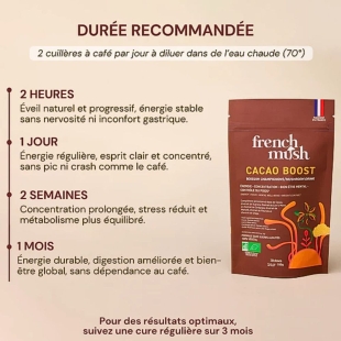 FRENCH MUSH - Boisson Cacao Boost 100 g