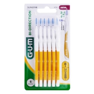 GUM Bi-Direction Brossette Interdentaire 1,4 mm x6