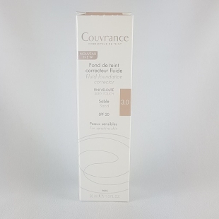 AVENE COUVRANCE Fond de teint Fluide SABLE 3.0 SPF 20 (30ml)