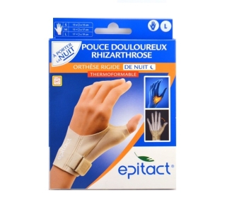 EPITACT Orthèse Rigide de Nuit Pouce Douloureux Rhizarthrose