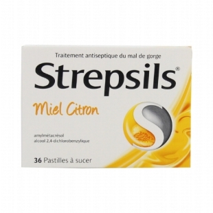 STREPSILS MIEL CITRON (36 pastilles)