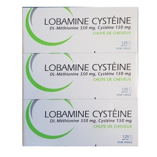 LOBAMINE CYSTEINE Chute Cheveux (Lot 3 x 120 gélules)