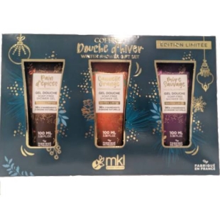 MKL - Coffret Cadeau Douche D'hiver Edition Limité - 3 Produits