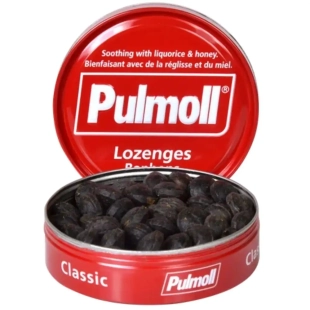 PULMOLL Classique Rouge - Pastilles Goût Réglisse Miel - 75 gr