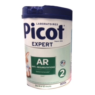 PICOT Bébé Expert Lait Anti Régurgitations AR 6-12mois (800g)