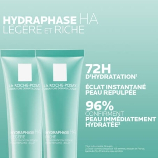 LA ROCHE POSAY - Hydraphase HA Légère Crème Hydratante - 40 ml