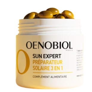 OENOBIOL - Sun Expert préparateur solaire 3 en 1 Anti-âge Global - 60 capsules