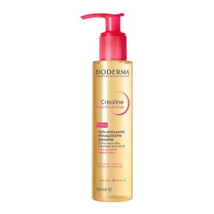 BIODERMA - Créaline Huile Micellaire Nettoyante - Flacon Pompe 150ml