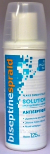 BISEPTINESPRAID Solution flacon de 125 ml